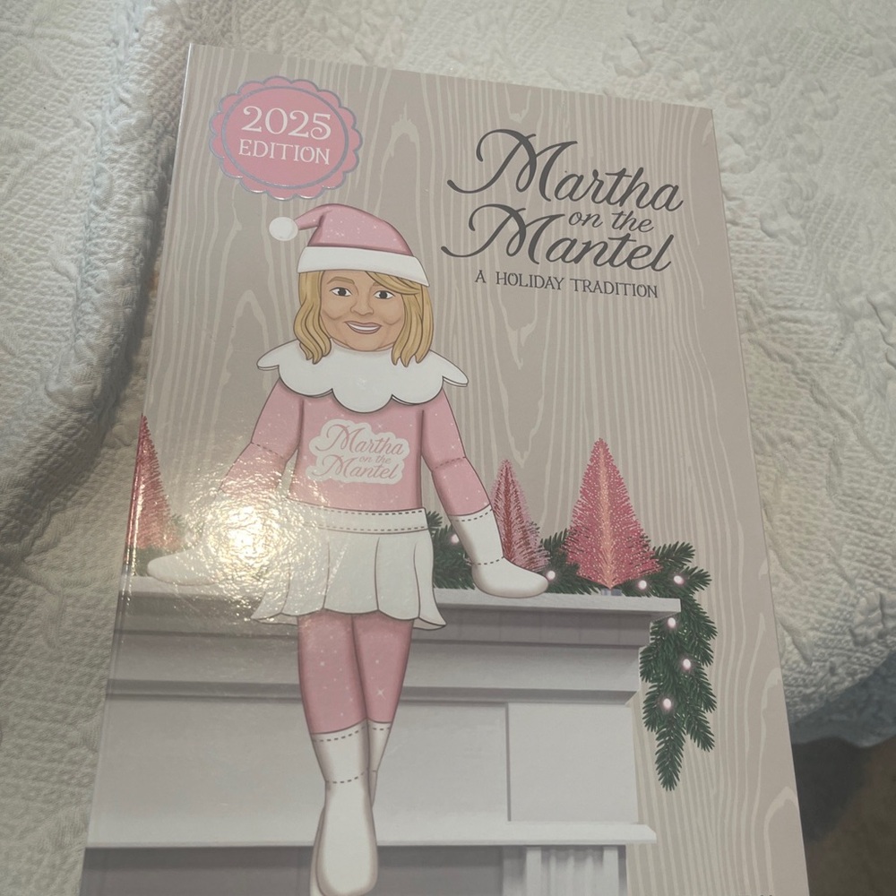 Martha on the Mantel 2025 Edition Holiday Book - Pink Cover